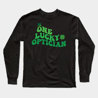 One Lucky Optician St Patrick's Day Long Sleeve T-Shirt